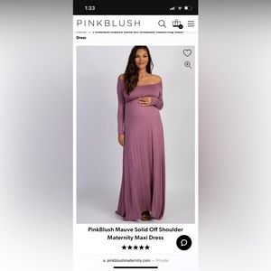PinkBlush Maternity Dress